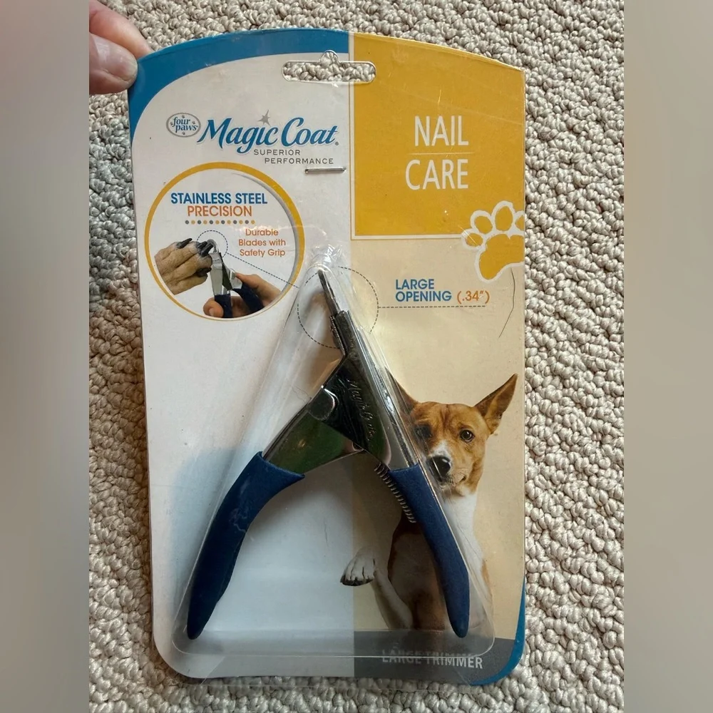 aquapaw Blue Pet Bathing Tool & Magic Coat Blue Nail Trimmer Duo